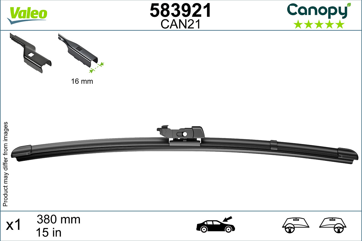 Lamela stergator VALEO 583921